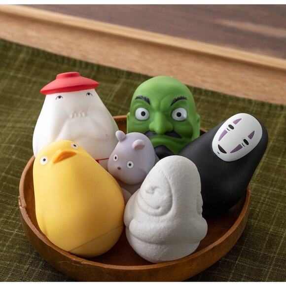 Spirited Away Roly Poly Complete Set Lot Of 6 Confirmed Imported Japan New - Picture 5 of 7
